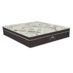 Colchão Casal Gazin Gazin de Molas Pocket 1,38m Pérola Negra Marrom - 1