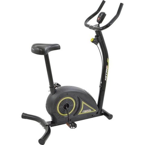 Bicicleta Ergométrica Polimet 4300 Preta 100kg, 5 Funções, Vertical