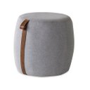 Ver imagem 1 de Puff Decorativo Aurora Tecido Linho Poltronas Do Sul
