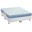 Ver imagem 1 de Cama Box King: Colchão Espuma Castor D45 Sleep Max + Base Crc Courano White(193x203)