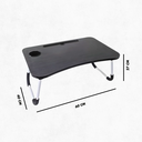 Ver imagem 6 de Mesa de Colo Portátil Dobrável Suporte Multiuso - Preto