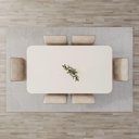 Ver imagem 4 de Conjunto de Jantar Natalí 6 Lugares Tampo MDF Cadeiras Suede Creme 160cm Móveis Henn