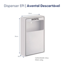 Ver imagem 2 de Dispenser para Epi Avental Descartável - Mvw Online
