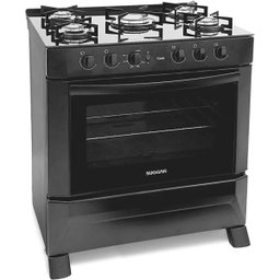Fogão de Piso Cook Mesa de Vidro Front Control 5 Queimadores Suggar - 2