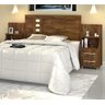 Cabeceira Cama Casal Queen ou King com Mesas de Cabeceira Florida Malbec - 1