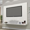 Ver imagem 1 de Painel TV Don 42 Polegadas Prateleiras Flex Color Branco/Amendoa