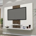 Ver imagem 2 de Painel TV Don 42 Polegadas Prateleiras Flex Color Branco/Amendoa