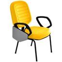 Ver imagem 2 de Cadeira Universitária Diretor Gomada Linha Blenda Amarelo