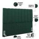 Ver imagem 3 de Cabeceira Cama Box Casal Queen 160cm Dália W01 Bouclê Verde