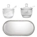 Ver imagem 1 de Kit 1-meleira 1-açucareiro e 1-travessa Oval 30x15x2cm Wolff