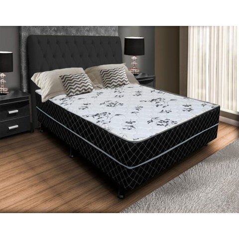 Cama Box Casal Semi Ortopédica 138x188x48 Brasil Camas