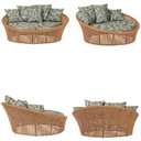 Ver imagem 6 de Chaise Hungria Pintura Marrom Corda Náutica E5 Trama Terra Cota