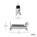 Ver imagem 7 de Ali Cat Prata - Porta Anéis Gato Munchkin para 9 Anéis