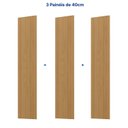 Ver imagem 4 de Painel Liso para TV 48 Polegadas Planejado 120x230cm Aruá CabeCasa MadeiraOriginals Marrom/Jatobá