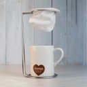 Ver imagem 5 de Caneca Porcelana com Coador de Pano 120ml Passar Dos Cafés