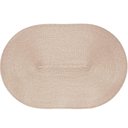 Ver imagem 1 de Kit 8 Americano Requinte Liso para Mesa Oval 30x45cm Palha