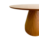 Ver imagem 3 de Mesa de Jantar Cone Balonê Redonda 150 Cm Tampo Freijó Base Freijó