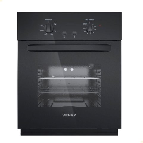Forno de Embutir Venax Á Gás 50l Totale Nero Giii Glp 220v 26019