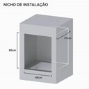 Ver imagem 4 de Forno de Embutir Venax Á Gás 50l Totale Nero Giii Glp 220v 26019