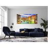 Quadro Decorativo Veneza Itália Paisagem Colorida em Tecido Canvas 130x60 - 5