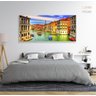 Quadro Decorativo Veneza Itália Paisagem Colorida em Tecido Canvas 130x60 - 6