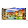 Quadro Decorativo Veneza Itália Paisagem Colorida em Tecido Canvas 130x60 - 3