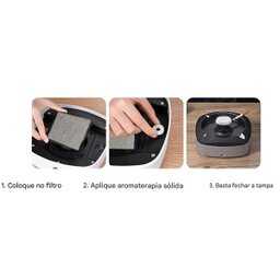 Purificador de Ar Inteligente Elimina Odor Aromaterapia Cinzeiro sem Fumaça Silencioso Usb Eficiente - 7