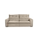 Ver imagem 1 de Sofá Luna 4 Lugares Retrátil Reclinável Veludo Luxo 2,20m