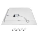 Ver imagem 3 de Plafon Led Embutir Quadrado Recuado Kais 36w 6500k 2800lm Branco Abs-nordecor