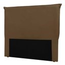 Ver imagem 3 de Cabeceira Solteiro 0,90m Barcelona Suede Caramelo - Pallazio