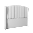 Ver imagem 1 de Cabeceira para Cama Box King 193 Cm Angel Corino Branco I02 - D'Rossi