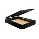 Ver imagem 5 de Cama Box Baú Queen: Colchão Espuma Paropas D33 Pasquale + Base CRC Suede Black(158x198)
