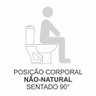 Banquinho De Cócoras Preto Para Vaso Sanitário De Banheiro - 4
