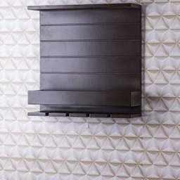 Adega De Vinhos De Madeira Com Porta Taças Para 4 Garrafas - 2