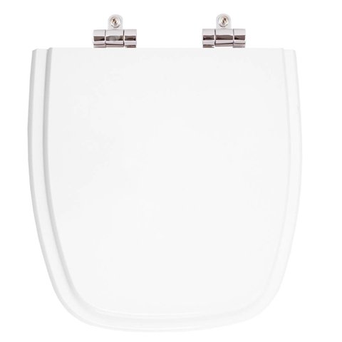 Assento Sanitário Poliester Soft Close Art Branco para vaso Incepa