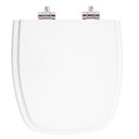 Ver imagem 1 de Assento Sanitário Poliester Soft Close Art Branco para vaso Incepa