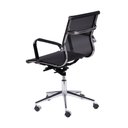 Ver imagem 3 de Cadeira Eames Telinha Baixa Preta Cromada - 15180