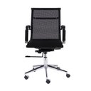Ver imagem 2 de Cadeira Eames Telinha Baixa Preta Cromada - 15180