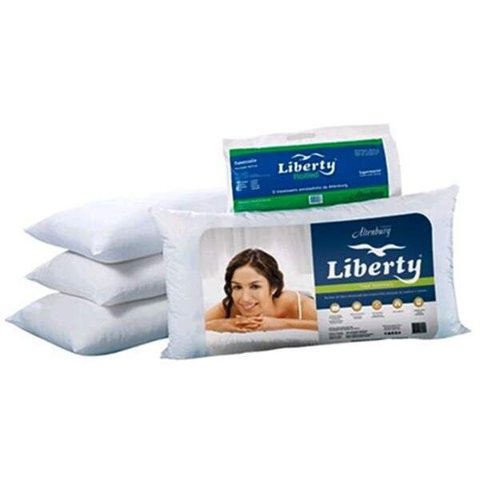 Travesseiro Altenburg Liberty 180 Fios Branco - 50cm X 70cm Branco