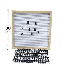 QUADRO DECORATIVO 30X30 PARA RECADOS - 2