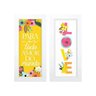 DUPLA DE QUADROS DECORAÇÃO LOVE TODO AMOR DO MUNDO - 1