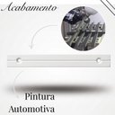 Ver imagem 3 de Puxador Kit 20 Clean Reto 30cm Moderno para Armário Gaveta - Branco