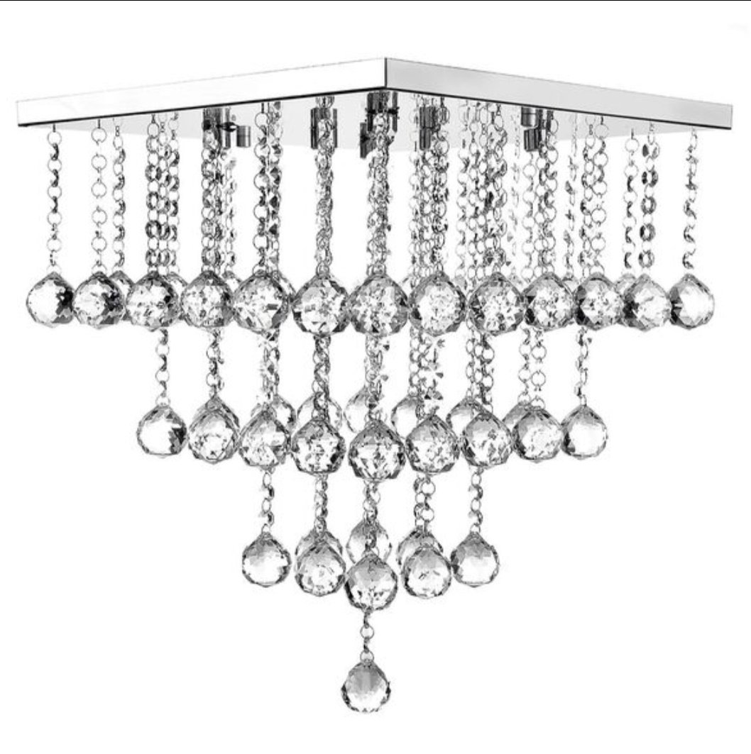 Lustre Torre de Cristal, para Sala de Jantar/estar, com 55cm de Altura - 2