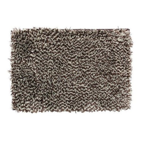 Tapete Silk Antiderrapante 1,50x 2,00 Pelo Macio 08 Mescla:Marrom