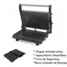 Grill Elétrico Sanduicheira 2 Chapas Antiaderentes 220volts - 1