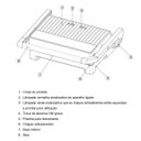 Ver imagem 4 de Grill Elétrico Sanduicheira 2 Chapas Antiaderentes 220volts