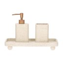 Ver imagem 1 de Kit em Polirresina para Banheiro Tempu Collection 3 Peças
