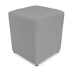 Puff Quadrado Tecido Suede Premium Cinza - 2