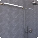 Ver imagem 3 de Suporte Porta Toalhas De Banho Branco e Gold Empire