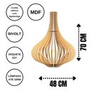 Ver imagem 4 de Luminária de Chão Aladdin Mdf Cru